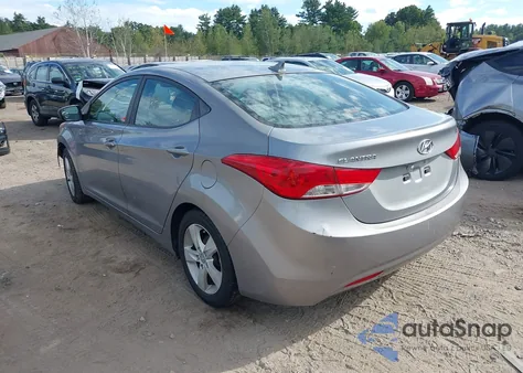 2013 Hyundai Elantra Gls from USA, damaged, VIN KMHDH4AE6DU674949